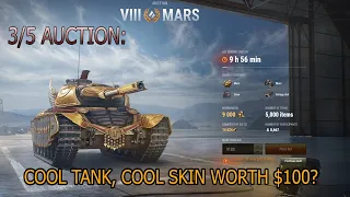 Third Auction : Progetto 46 MARS - Cool tank, cool skin but expensive