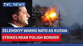 Zelenskyy warns Nato As Russia Strikes Near Polish Border