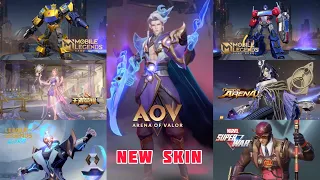 56 New Skin 6 New Hero BATTLE ALL MOBA   MLBB VS AOV VS LOL WR VS OA VS MSW VS KOG