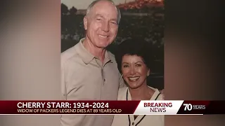 Cherry Starr, widow of late Packers' legend Bart Starr, has died