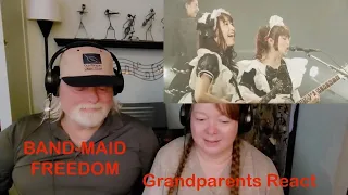 BAND-MAID  FREEDOM - Let's ROCK!!! Grandparents from Tennessee (USA) react - first time reaction