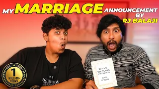 My Marriage Announcement by RJ Balaji 💍😮 - Irfan's View