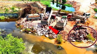 whole video! It is Amazing Dozer squad may produce Making New City & Team Truck Spreading Big Stone