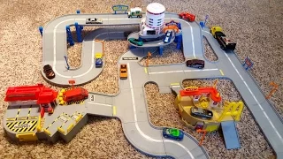 Hot Wheels World America's Highway Playset - Unboxing and Demonstration