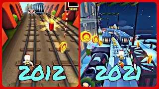 Evolution of Subway Surfers Game || 2012 to 2021
