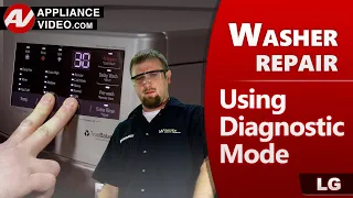 Diagnostic Mode, Error Codes & Troubleshooting on a LG Washer by a  Factory Technician