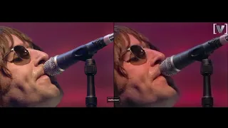 Oasis - Some Might Say HD vs VHS  - live Later... with Jools Holland 2000