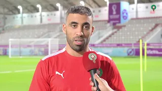 المنتخب الوطني يجري ثاني حصة تدريبية بقطر