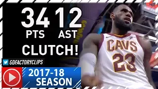 LeBron James EPIC Full Highlights vs Grizzlies (2017.12.02) - 34 Pts, 12 Ast, CLUTCH DANCE!