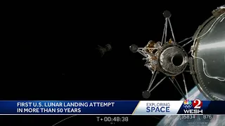 Odysseus lander set to make historic lunar touchdown