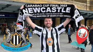 *GEORDIES TAKE OVER LONDON* Carabao Cup Final!