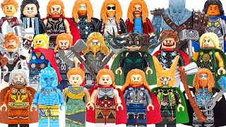 All Thor | Thor Love and Thunder | Thor Ragnarok | Thor The Dark World | Unofficial Lego Minifigures