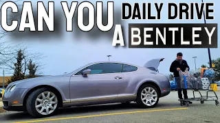 Can you Daily Drive a 12 cylinder Bentley Continental GT? Flipping $400 into a Ferrari