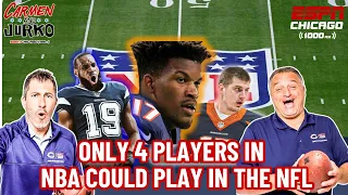 Only FOUR players in the NBA could play in the NFL