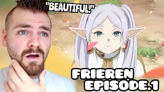 THIS ANIME IS BEAUTIFUL!! | FRIEREN: Beyond Journey's End EPISODE 1 | New Anime Fan! | REACTION