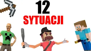 12 SYTUACJI GDY MINECRAFT POJAWIŁ SIĘ W INNEJ GRZE