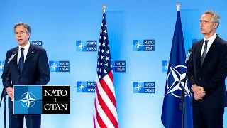 NATO Secretary General with 🇺🇸 US Secretary of State Antony J. Blinken, 14 APR 2021