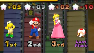 Blooper Beach Showdown: Mario Party 9 With Koopa, Peach, Toad and Mario - Alexgaming