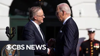 Biden welcomes Australian prime minister to White House for state visit