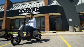 Removable Lithium Battery 60v Evoque ATOM Electric- Scooter Style E-Bike