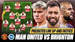 HOJLUND & AMRABAT! Full Debuts, NEW Team | MAN UTD vs BRIGHTON | Time To Kick Off With A WIN