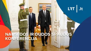 Nausėdos ir Dudos spaudos konferencija | 2024-04-26