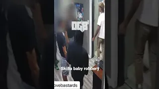 Skilla baby robbery shows he didn’t go down without a fight 🤷🏽‍♂️