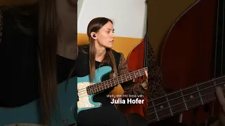 Apply NOW to study e-bass w/ Julia Hofer. Study online or in #Vienna  #bassguitar #basslessons #jazz