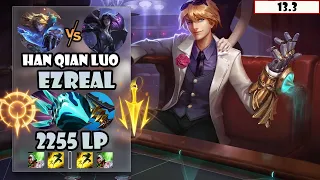 ENG SUB【Han Qian Luo】#1 2255 LP CN Best AD Ezreal Vs Kai'sa