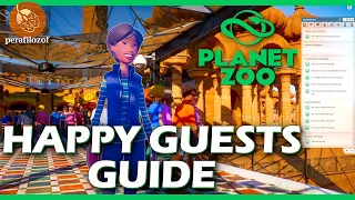 😁 How to make guests happy and spending more money in your Zoo tutorial for Planet Zoo | Guide #2