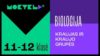 Mokykla+ | Biologija | 11-12 klasė | Kraujas ir kraujo grupės || Laisvės TV X