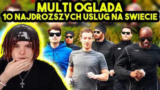 MULTI ogląda 10 NAJDROŻSZYCH USŁUG NA ŚWIECIE