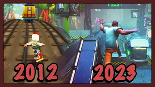 Evolution of Subway Surfers 2012 - 2023