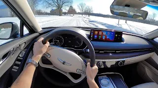 2021 Genesis G80 2.5T AWD Prestige - POV Driving Impressions