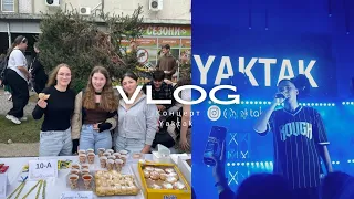 Vlog: шкільна ярмарка, допомога ЗСУ, концерт Yaktak
