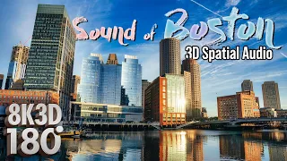 What Boston Sounds Like in Spatial Audio - a VR180 City 3D Soundscapes ASMR Experience