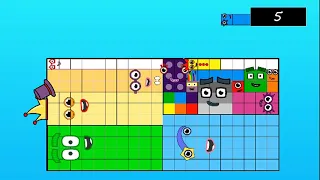 NUMBERBLOCKS PUZZLE Tetris Game 200 Mathlink ASMR RAIN Fanmade Animation