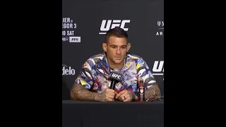 Dustin: "We will fight again, whether it's in the cage or on the sidewalk" ! #ufc264 #dustinpoirier