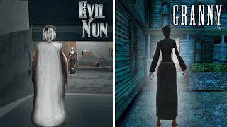 Game swap! Playing as Evil Nun in GRANNY and Granny in EVIL NUN!