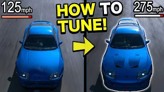 EASIEST Way to Tune Cars For MAX SPEED in Forza Horizon 5