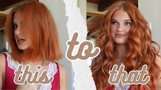 HOW TO: BLEND YOUR SHORT HAIR W/ CLIP IN EXTENSIONS!!! all the tips & tricks 🤎🍂🍁