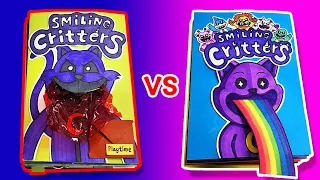 Poppy Playtime Chapter 3🐱 vs Poppy Playtime Chapter 3🍔 (Game Book Battle, Horror Game, Paper Play)