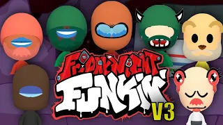 Every Friday Night Funkin VS IMPOSTOR (Black Betrayal BLACKOUT 1.5) Full Week MOD Mii EVER!