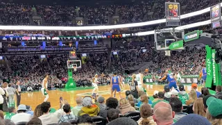 CELTICS VLOG! I MET JAYSON TATUM! HE SIGNED MY JERSEY! KNICKS VS CELTICS! CRAZY SEAT UPGRADE! 1/8/22