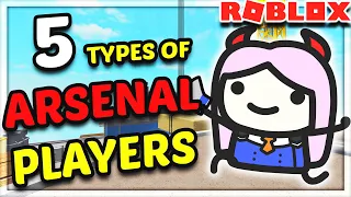5 Types of Arsenal Players (Roblox Animation)