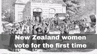 28th November 1893: New Zealand women vote for the first time