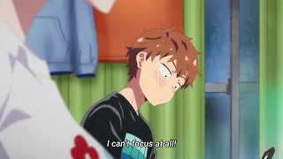 Kazuya can't take his eyes off Chizuru's boobs | Rent-a-Girlfriend Season 3