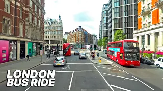 LONDON Bus Ride 🇬🇧 - Route 414 - A bus journey from Northwest London to Putney Bridge Station 🚌