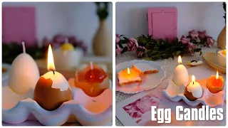 How to Make Candles with Egg Shell / Egg Candle Making in Five Ways