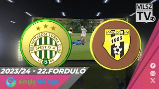 FTC-Telekom - Soroksár SC | 5-0 | Simple Női Liga | 22. forduló | MLSZTV